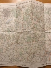 1983 Ordnance Survey Pathfinder Map TQ 03/13 Horsham And Cranleigh