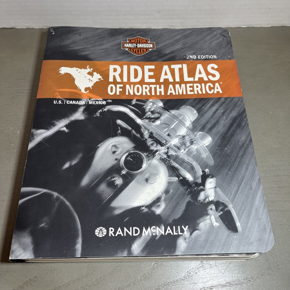 Rand McNally Harley Davidson Ride Atlas of North America 2nd Edition (2007)