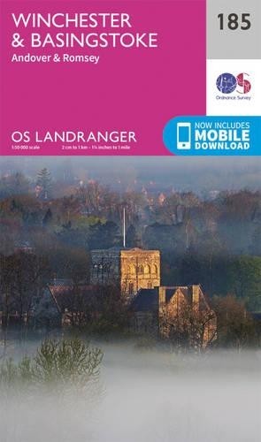 Winchester & Basingstoke, Andover & Romsey (Map) OS Landranger Map