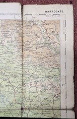 Vintage c.1925 Bartholomew’s Revised Half Inch to Mile – Sheet 6 on cloth (r2942