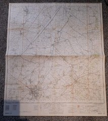 Ordnance Survey Map Of Cambridge & Ely Sheet 135