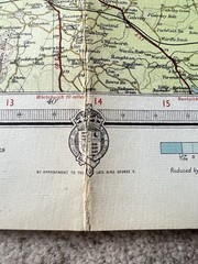 Bartholomew’s Map Liverpool Merseyside Vintage 60s 1962 Cloth Half Inch FreePost