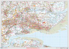 (G111) Map of South West London SW Postcode Sectors, SW London Postcodes