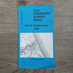Pair of Alan Godfrey Old Ordnance Survey Maps East Yorkshire Holderness 1905