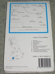 OS Ordnance Survey 1″ to 1 mile Tourist Map 5 – Exmoor – 1982 edition
