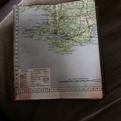 Vintage Map Severn and S Wales RAC 1/4 inch Sheet 4c.1930s