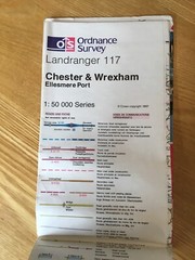1997 Ordnance Survey Landranger Map 117 Chester And Wrexham (incl Ellesmere Port