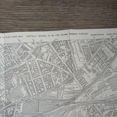 Alan Godfrey Old Ordnance Survey Map: Birmingham 1902-1911 (Warwickshire S.14.05
