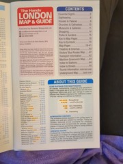 Bensons MapGuides The Handy London Map & Guide City Map Paperback 2015 Easy USE