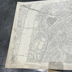 Ordinance Survey 25 Inch To The Mile Large Scale Map 1935 Southwark. London