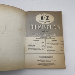Vintage Birmingham Atlas paperback Book