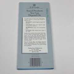 H.M. Gousha Oakland and East Bay Cities City Map Travel Map