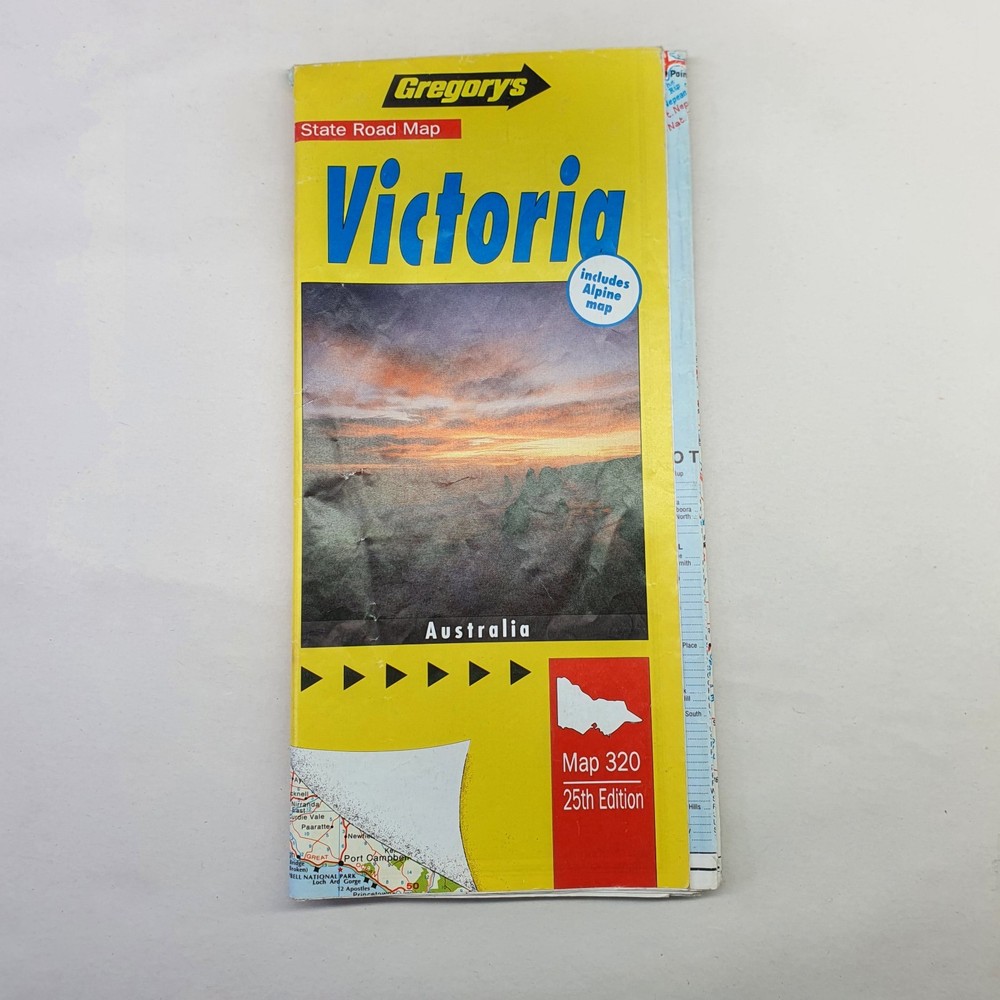 Gregory’s State Road Map Victoria 24TH Edition