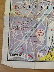 Map of Brussels and Sightseeing (R De Rouck, 1st edition) Pre-1944