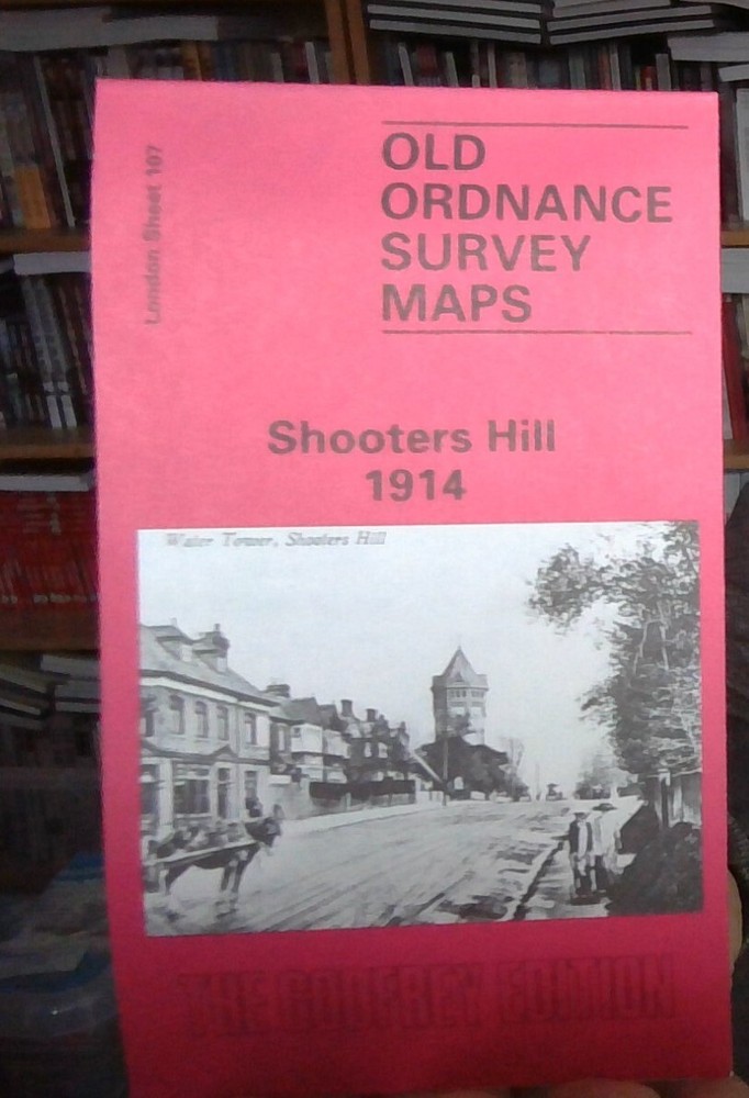 Map of Shooters Hill 1914 LONDON SHEET 107.3 NEW