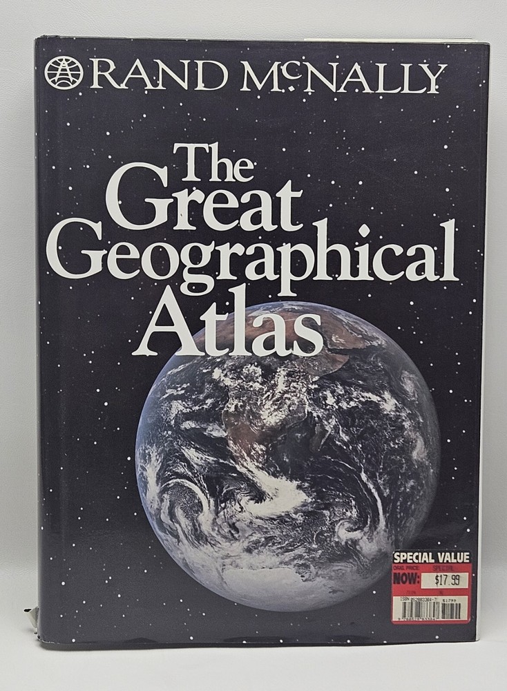 The Great Geographical Atlas Hardcover Rand McNally Staff World