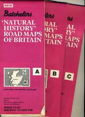 Batchelors ‘Natural History’ Road Maps of Britain – Complete Set of 3 Maps