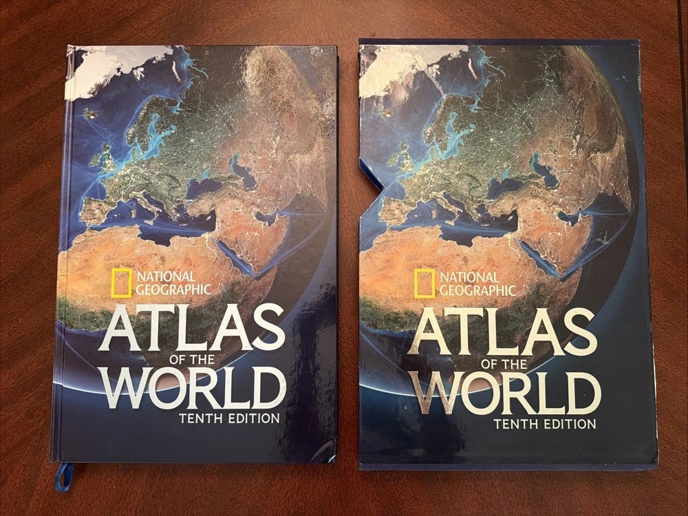 National Geographic Atlas Of The World Tenth Edition With Slipcover – Read Desc