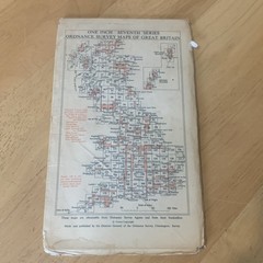 Ordnance Survey Okehampton Sheet 175 One Inch Map 1950s Seventh Series