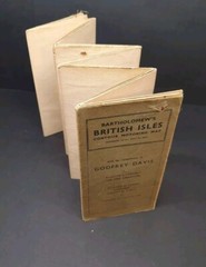 Bartholomew’s  British Isles Contour Motoring Map 1952 – Godfrey Davis