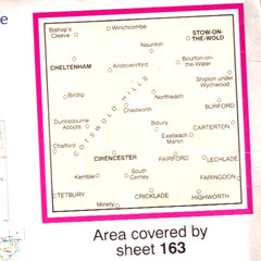 CHELTENHAM & CIRENCESTER, Stow on the Wold – Ordnance Survey Landranger map