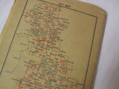 Vintage original Scottish ‘Motoring and Hiking’ map