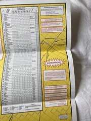 Topspot Waterproof Map. Upper Keys & Florida Bay Area. Very Good Condition.