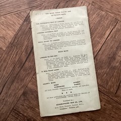 Vintage Surrey County Road Map in Colour – Geographers Map