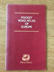 Vintage 1982 Heron Books Pocket Atlas of Europe (Paper booklet)