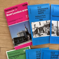 Vintage Ordinance Survey Maps Assorted Godfrey Edition