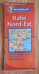 Italy Northeast Nord-Est REGIONAL map: No. 562 by Michelin Sheet map, folded