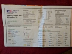 Ordnance Survey Explorer 1:25,000: Sheet 153 Weston-super-Mare – 1998