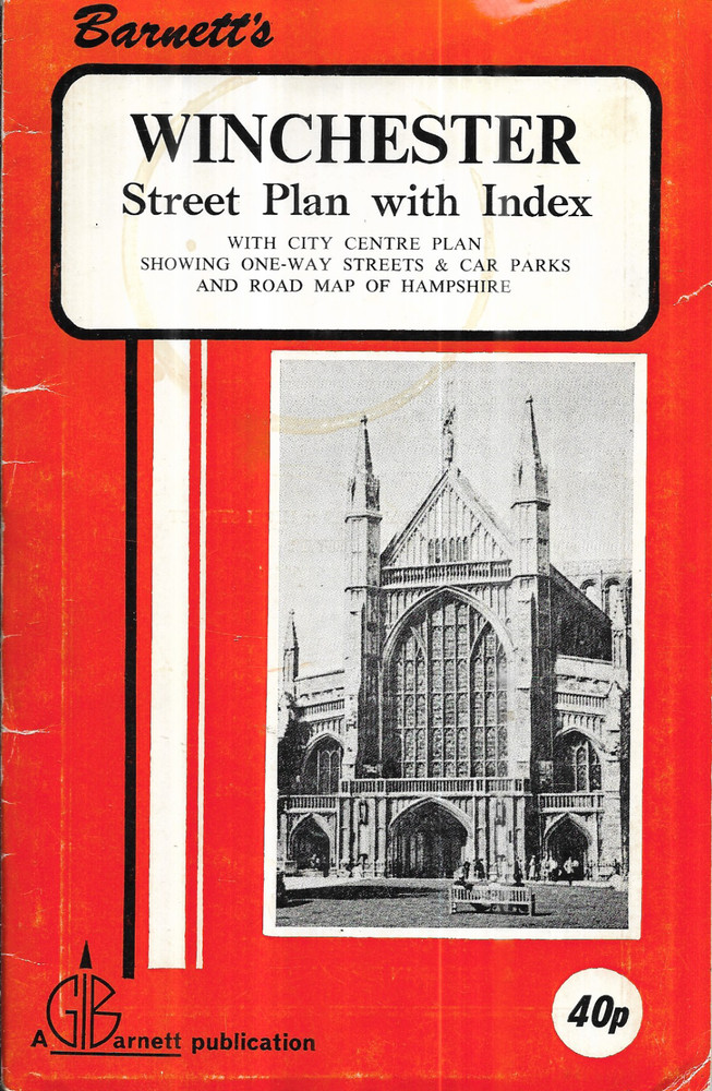 Barnett’s Winchester Street Plan with Index