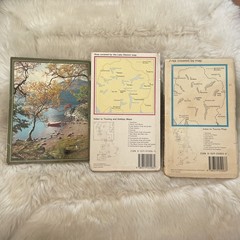 Bundle of 3 Vintage Lake District New Forest Dartmoor Tourist Guide Tour Maps