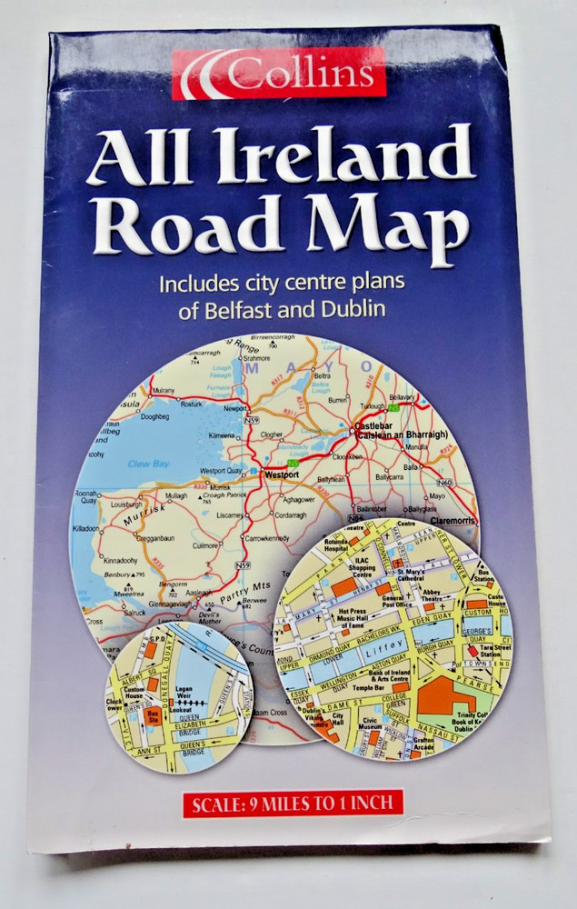 Collins – All Ireland Road Map – 9 miles to one inch – 2003