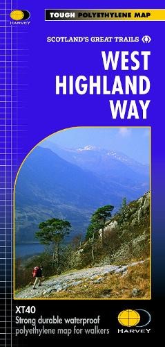 Harvey Map Services Ltd. West Highland Way (Map) Trail Map XT40