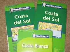 Michelin Maps – Spain – Costa Del Sol & Costa Blanca – 2003-2016