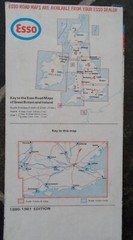 Vintage Esso Roadmap No.2 South – East England and Wales 1980 – EX – + CITY MAPS