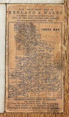 Gall & Inglis Cycling & Touring Map No 36 Merion, Shrop & Flint Shires c1894
