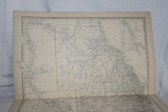 SOUTH AUSTRALIA, New South Wales, Victoria, Queensland 1877 Antique Map Print