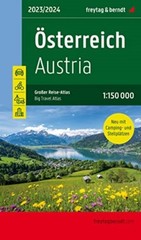 Austria Big Travel Atlas 1:150,000 Hardback by Freytag-Berndt (Hardback Book)