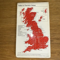 Vintage Ordnance Survey One Inch Fort Augustus 1961 Map Sheet 36