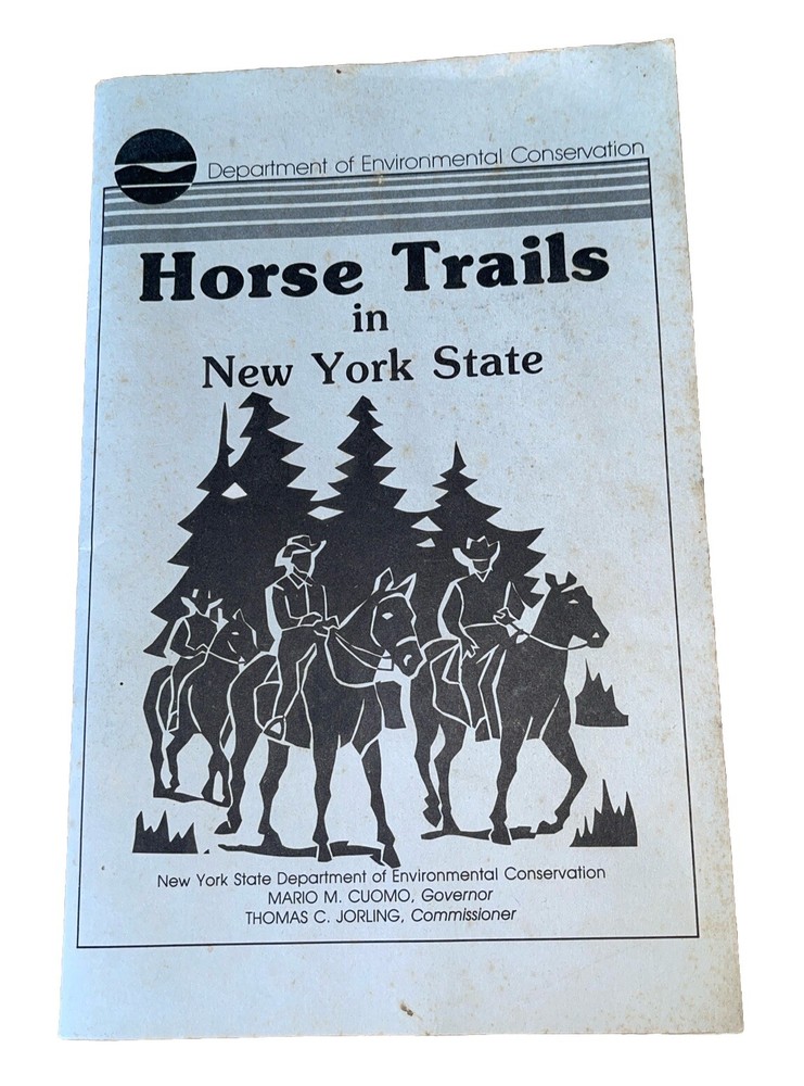 1992 Horse Trails in New York State Travel Brochure Maps Booklet