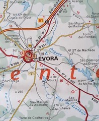 Michelin – PORTUGAL Map – No. 593 Regional – Portugal Sul Algarve GOOD condition