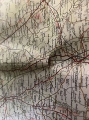 TEESDALE Lake District Bartholomew – Half Inch Map 1965 No 35 Barnard Castle