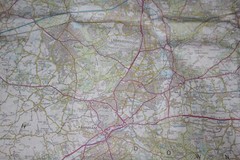 Ordnance Survey Landranger Map – Aldershot & Guildford, Sheet 186 – 1984