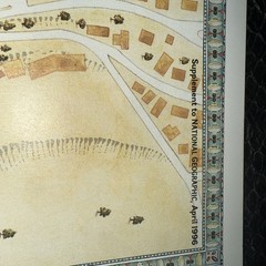 The Old City of Jerusalem, National Geographic, Chart & Poster, 1996
