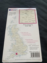 Yeovil & Frome Ordnance Survey OS Landranger Map #183 1:50 scale (1215)