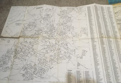 BUNDLE OF 22 VINTAGE STREET MAPS SCOTLAND