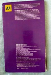 AA Touring Map of Ireland 1977 Double sided folding paper map